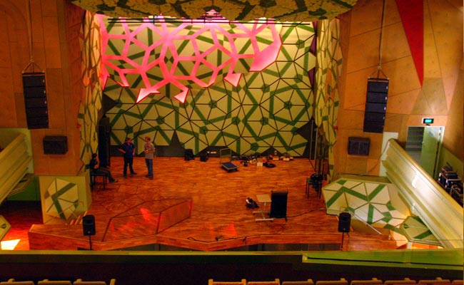 Auditorium stage at Storey Hall, RMIT University Melbourne