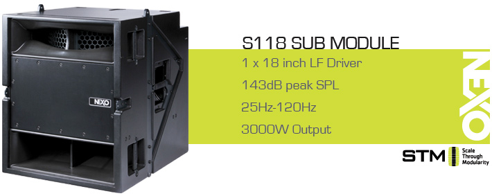 Nexo STM S118 Sub Module