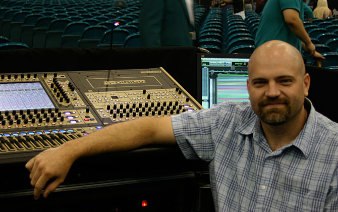 Jake Mann, Monitor Engineer for ZZTop